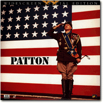 George C. Scott in his Oscar winning role. He simply was General Patton. The greatest biography ever put out by Hollywood - Patton - get the DVD